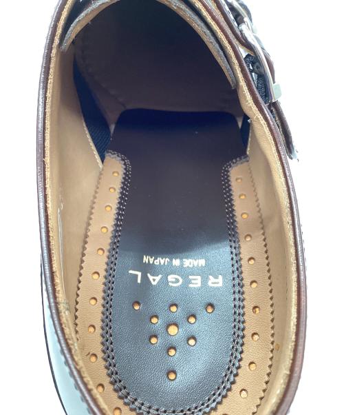 REGAL（リーガル）REGAL (リーガル) モンクストラップシューズ ブラウン サイズ:25 未使用品の古着・服飾アイテム