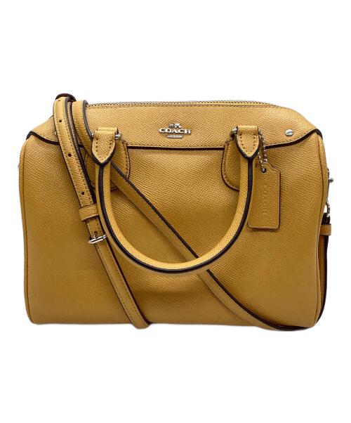 COACH（コーチ）COACH (コーチ) 2WAYバッグ イエローの古着・服飾アイテム