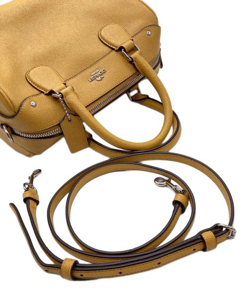 COACH（コーチ）COACH (コーチ) 2WAYバッグ イエローの古着・服飾アイテム