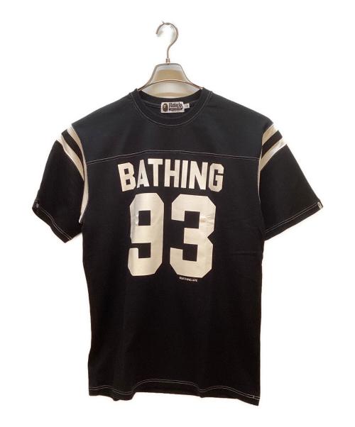 A BATHING APE（ア ベイシング エイプ）A BATHING APE (ア ベイシング エイプ) 半袖カットソー ブラック サイズ:XLの古着・服飾アイテム