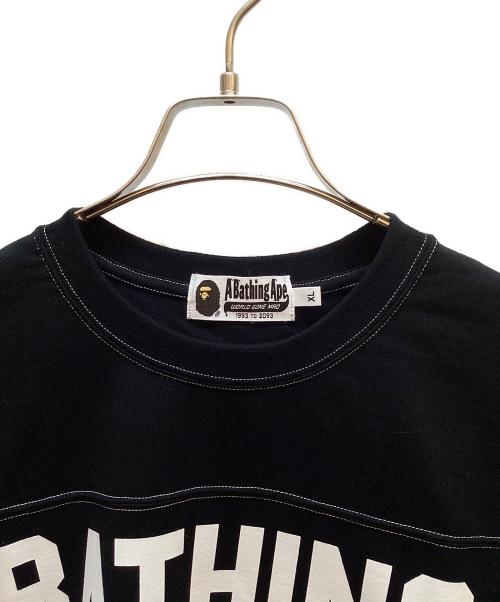 A BATHING APE（ア ベイシング エイプ）A BATHING APE (ア ベイシング エイプ) 半袖カットソー ブラック サイズ:XLの古着・服飾アイテム