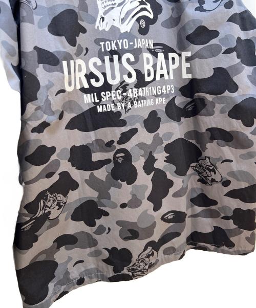 URSUS BAPE（アーサスベイプ）URSUS BAPE (アーサスベイプ) コーチジャケット グレー サイズ:XLの古着・服飾アイテム