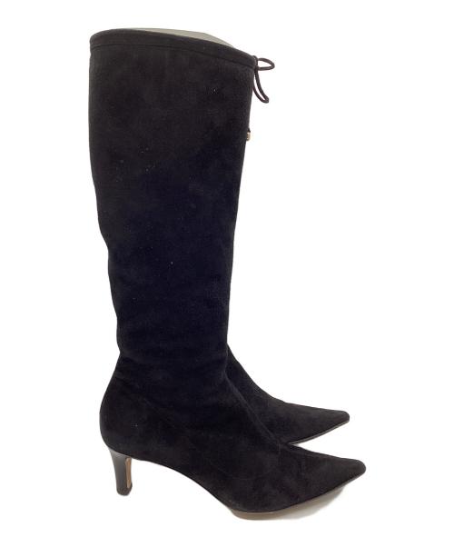 GUCCI（グッチ）GUCCI (グッチ) ロングブーツ ブラック サイズ:23.5の古着・服飾アイテム