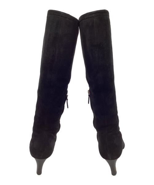 GUCCI（グッチ）GUCCI (グッチ) ロングブーツ ブラック サイズ:23.5の古着・服飾アイテム