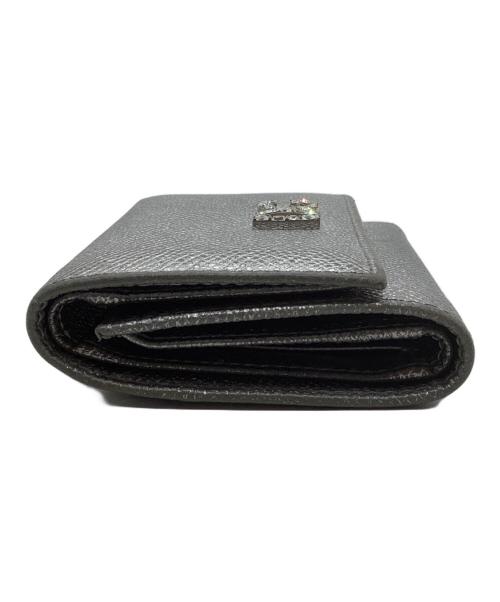 DOLCE & GABBANA（ドルチェ＆ガッバーナ）DOLCE & GABBANA (ドルチェ＆ガッバーナ) コンパクトウォレット シルバーの古着・服飾アイテム