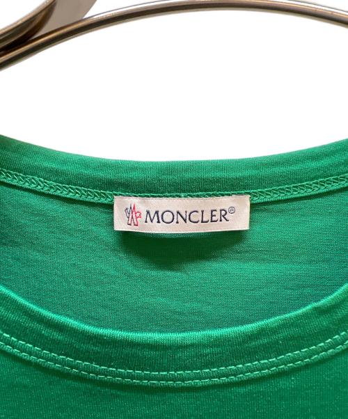 MONCLER（モンクレール）MONCLER (モンクレール) 半袖カットソー グリーン サイズ:Mの古着・服飾アイテム
