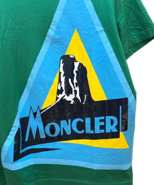 MONCLER（モンクレール）MONCLER (モンクレール) 半袖カットソー グリーン サイズ:Mの古着・服飾アイテム
