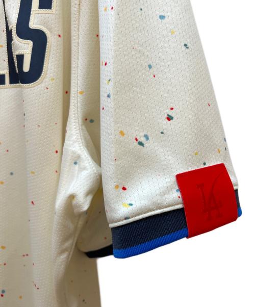 NIKE（ナイキ）NIKE (ナイキ) Dodgers (ドジャース) 野球ユニフォーム アイボリー サイズ:XL 未使用品の古着・服飾アイテム