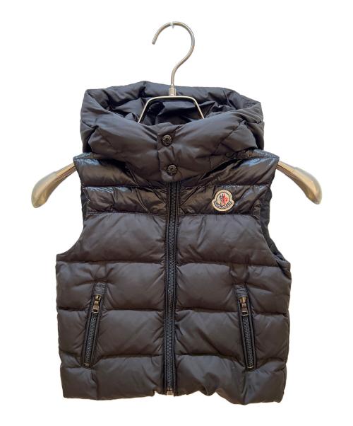 MONCLER（モンクレール）MONCLER (モンクレール) ダウンベスト ブラック サイズ:92の古着・服飾アイテム