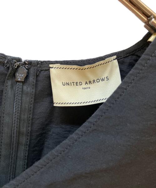 UNITED ARROWS TOKYO（ユナイテッドアローズトウキョウ）UNITED ARROWS TOKYO (ユナイテッドアローズトウキョウ) ノースリーブワンピース ブラック サイズ:FREE 未使用品の古着・服飾アイテム