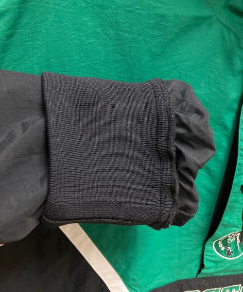 MITCHELL & NESS（ミッチェルアンドネス）MITCHELL & NESS (ミッチェルアンドネス) アノラックパーカー グリーン×ブラック サイズ:SIZE LL 未使用品の古着・服飾アイテム