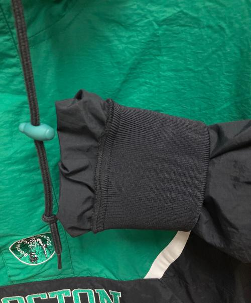 MITCHELL & NESS（ミッチェルアンドネス）MITCHELL & NESS (ミッチェルアンドネス) アノラックパーカー グリーン×ブラック サイズ:SIZE LL 未使用品の古着・服飾アイテム