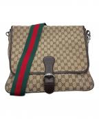 GUCCIグッチ）の古着「ショルダーバッグ/GG・シェリーライン」｜ベージュ