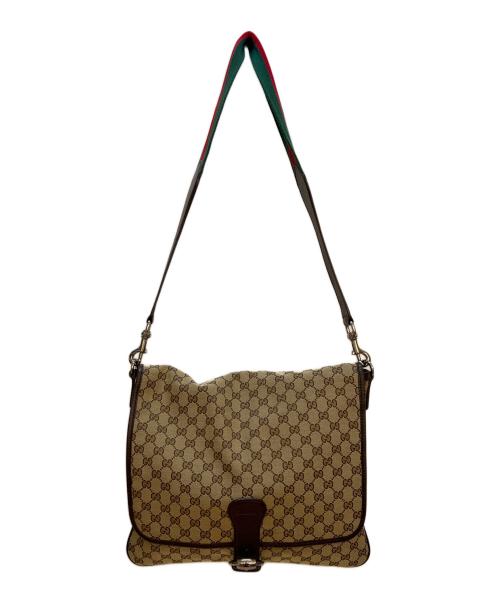 GUCCI（グッチ）GUCCI (グッチ) ショルダーバッグ/GG・シェリーライン ベージュの古着・服飾アイテム