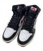 NIKEナイキ）の古着「ハイカットスニーカー」｜ブラック×レッド