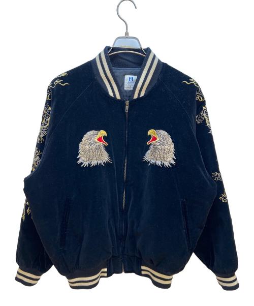 SLIDER（スライダー）SLIDER (スライダー) ベロアスカジャン ブラック サイズ:Lの古着・服飾アイテム