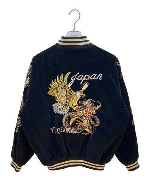 SLIDER（スライダー）SLIDER (スライダー) ベロアスカジャン ブラック サイズ:Lの古着・服飾アイテム