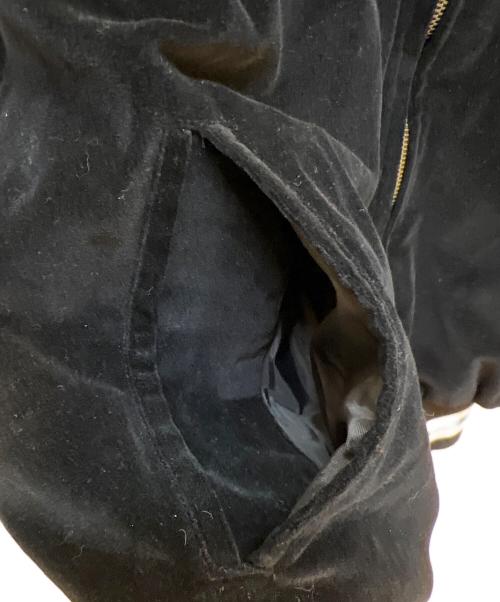 SLIDER（スライダー）SLIDER (スライダー) ベロアスカジャン ブラック サイズ:Lの古着・服飾アイテム