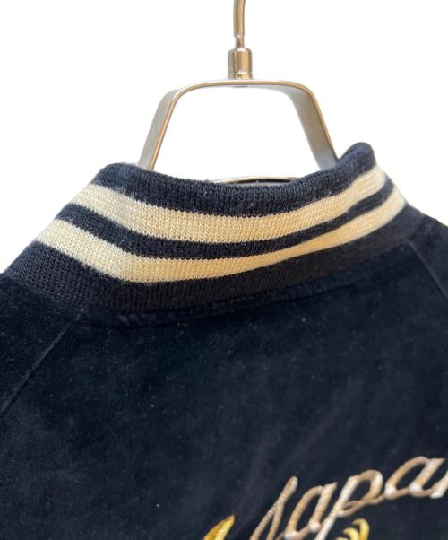 SLIDER（スライダー）SLIDER (スライダー) ベロアスカジャン ブラック サイズ:Lの古着・服飾アイテム