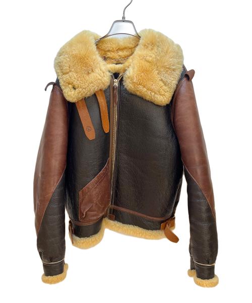 Willis&Geiger（ウィルスガイガー）Willis&Geiger (ウィルスガイガー) フライトジャケット ブラウン サイズ:44の古着・服飾アイテム