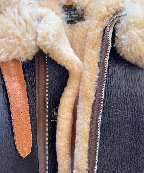 Willis&Geiger（ウィルスガイガー）Willis&Geiger (ウィルスガイガー) フライトジャケット ブラウン サイズ:44の古着・服飾アイテム