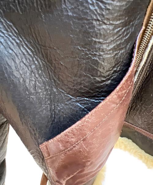 Willis&Geiger（ウィルスガイガー）Willis&Geiger (ウィルスガイガー) フライトジャケット ブラウン サイズ:44の古着・服飾アイテム