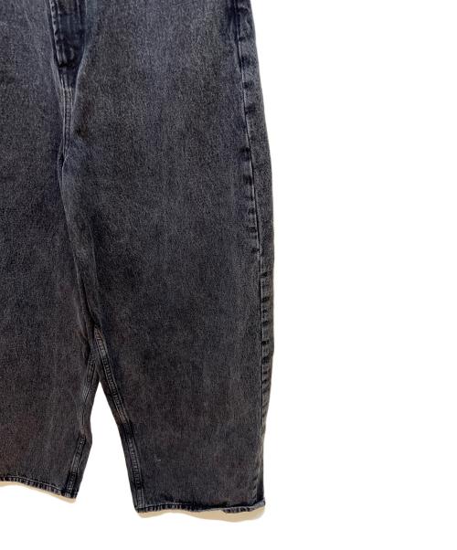 Sea Room lynn（シールームリン）Sea Room lynn (シールームリン) ウエストボリュームワイドパンツ ブラック×ブルー サイズ:W25の古着・服飾アイテム