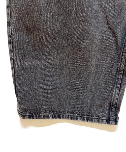 Sea Room lynn（シールームリン）Sea Room lynn (シールームリン) ウエストボリュームワイドパンツ ブラック×ブルー サイズ:W25の古着・服飾アイテム