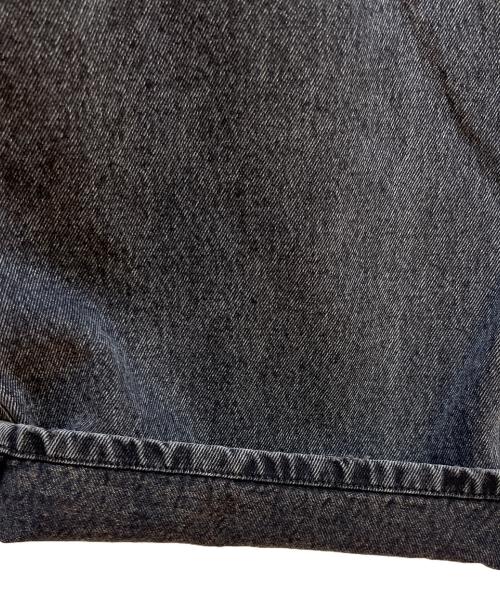 Sea Room lynn（シールームリン）Sea Room lynn (シールームリン) ウエストボリュームワイドパンツ ブラック×ブルー サイズ:W25の古着・服飾アイテム