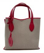 FURLAフルラ）の古着「ハンドバッグ」｜ベージュ×ピンク