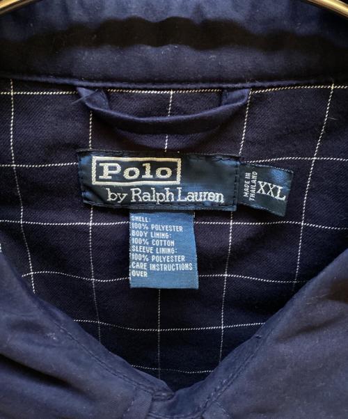 POLO RALPH LAUREN（ポロ・ラルフローレン）POLO RALPH LAUREN (ポロ・ラルフローレン) ブルゾン ネイビー サイズ:XXLの古着・服飾アイテム