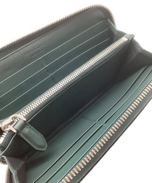 Salvatore Ferragamo（サルヴァトーレ フェラガモ）Salvatore Ferragamo (サルヴァトーレ フェラガモ) 長財布 グリーンの古着・服飾アイテム