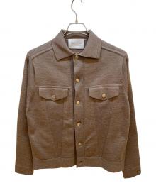 TOMORROW LAND tricot（トゥモローランド トリコ）の古着「ウールニットGジャン」｜ベージュ