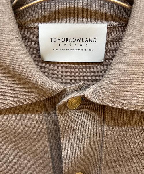 TOMORROW LAND tricot（トゥモローランド トリコ）TOMORROW LAND tricot (トゥモローランド トリコ) ウールニットGジャン ベージュ サイズ:S 未使用品の古着・服飾アイテム