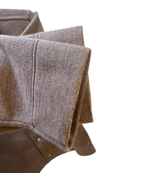 TOMORROW LAND tricot（トゥモローランド トリコ）TOMORROW LAND tricot (トゥモローランド トリコ) ウールニットGジャン ベージュ サイズ:S 未使用品の古着・服飾アイテム