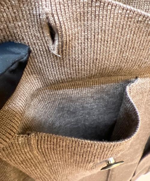 TOMORROW LAND tricot（トゥモローランド トリコ）TOMORROW LAND tricot (トゥモローランド トリコ) ウールニットGジャン ベージュ サイズ:S 未使用品の古着・服飾アイテム