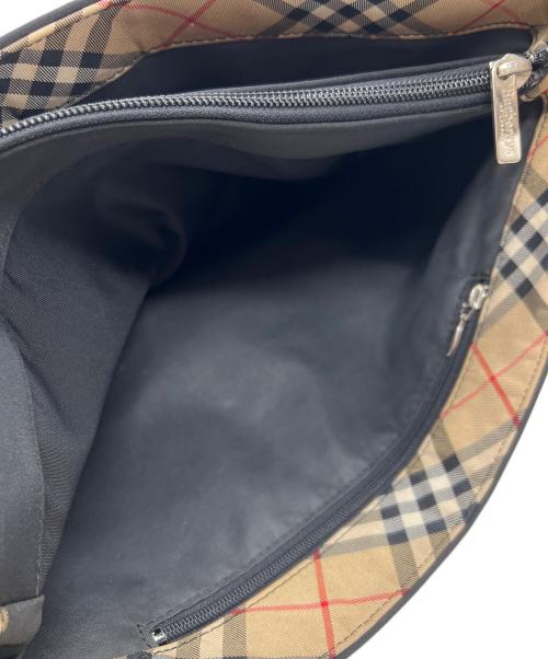 BURBERRY BLUE LABEL（バーバリー ブルー レーベル）BURBERRY BLUE LABEL (バーバリーロンドンブルーレーベル) ショルダーバッグ ブラックの古着・服飾アイテム