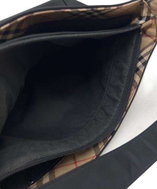 BURBERRY BLUE LABEL（バーバリー ブルー レーベル）BURBERRY BLUE LABEL (バーバリーロンドンブルーレーベル) ショルダーバッグ ブラックの古着・服飾アイテム