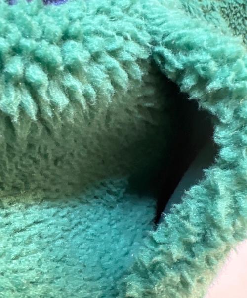 adidas（アディダス）adidas (アディダス) ボアスウェット グリーン×ネイビー サイズ:XLの古着・服飾アイテム