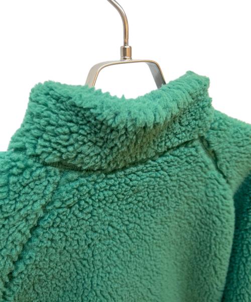 adidas（アディダス）adidas (アディダス) ボアスウェット グリーン×ネイビー サイズ:XLの古着・服飾アイテム