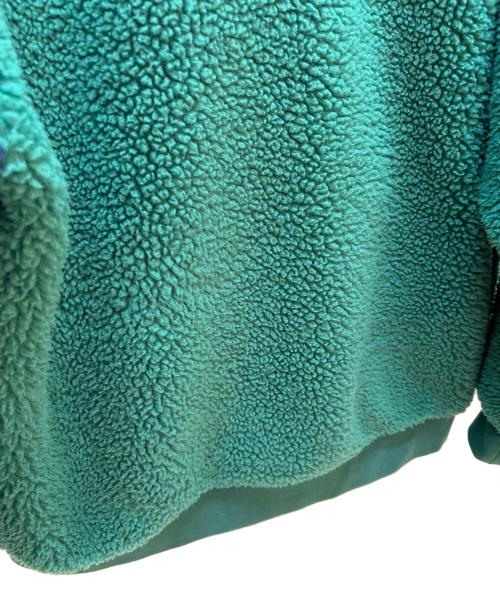 adidas（アディダス）adidas (アディダス) ボアスウェット グリーン×ネイビー サイズ:XLの古着・服飾アイテム