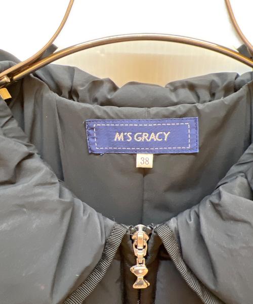M'S GRACY（エムズグレイシー）M'S GRACY (エムズグレイシー) ダウンコート ブラック サイズ:38の古着・服飾アイテム