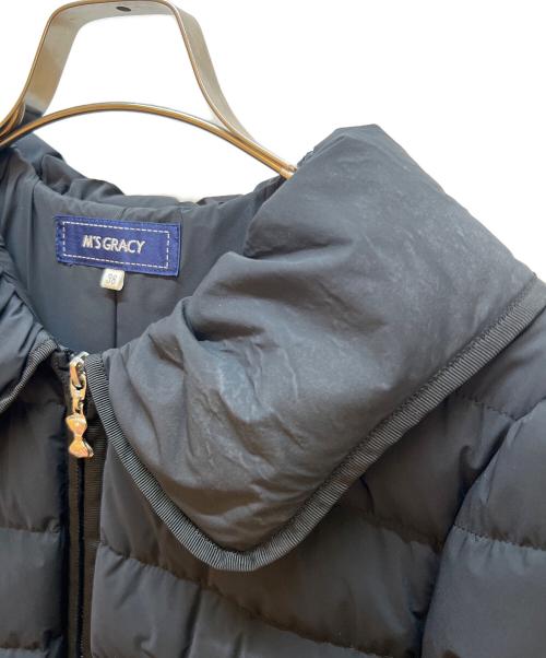 M'S GRACY（エムズグレイシー）M'S GRACY (エムズグレイシー) ダウンコート ブラック サイズ:38の古着・服飾アイテム