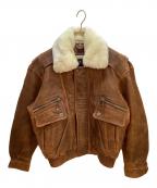 DREAMEZドリームズ）の古着「レザージャケット」｜ブラウン