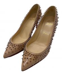 Christian Louboutin（クリスチャン・ルブタン）の古着「ポインテッドトゥパンプス」｜ベージュ