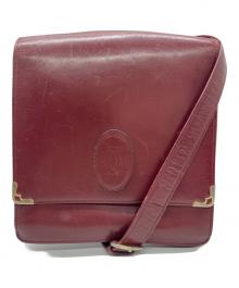 Cartier（カルティエ）の古着「ショルダーバッグ」｜ワインレッド