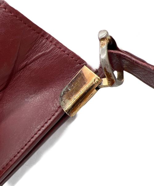 Cartier（カルティエ）Cartier (カルティエ) ショルダーバッグ ワインレッドの古着・服飾アイテム