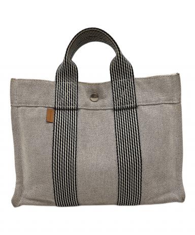 【未使用に近い】HERMES エルメス ニューフールトゥ PM グレー 中古・古着通販】HERMES (エルメス) ニューフールトゥPM グレー