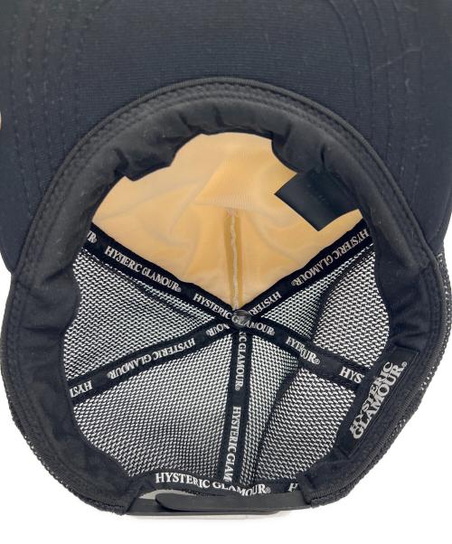 Hysteric Glamour（ヒステリックグラマー）Hysteric Glamour (ヒステリックグラマー) メッシュキャップ ブラック×ホワイトの古着・服飾アイテム