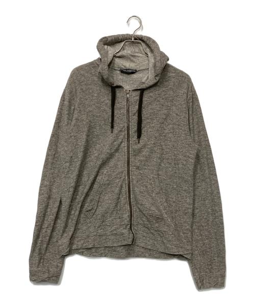 DOLCE & GABBANA（ドルチェ＆ガッバーナ）DOLCE & GABBANA (ドルチェ＆ガッバーナ) ジップパーカー ブラウン サイズ:50の古着・服飾アイテム